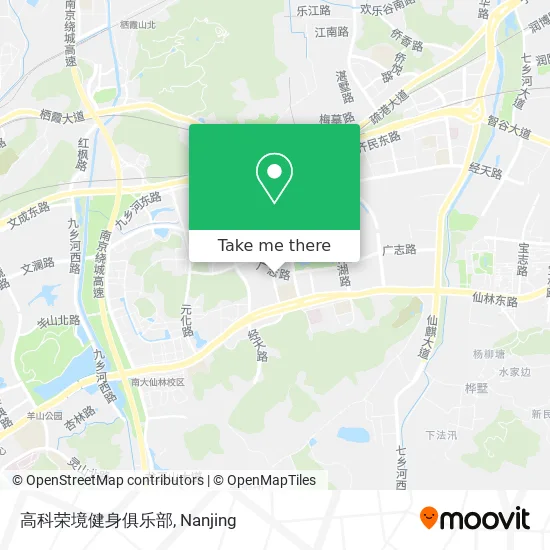 高科荣境健身俱乐部 map