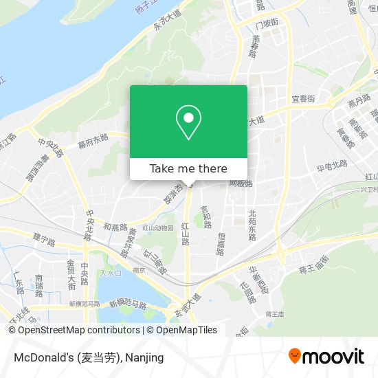 McDonald's (麦当劳) map