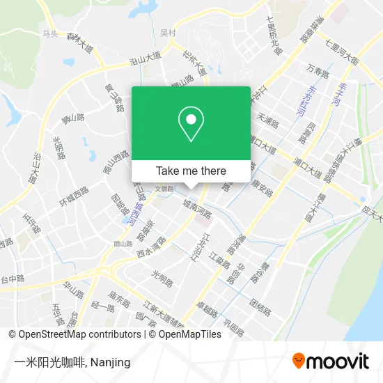 一米阳光咖啡 map