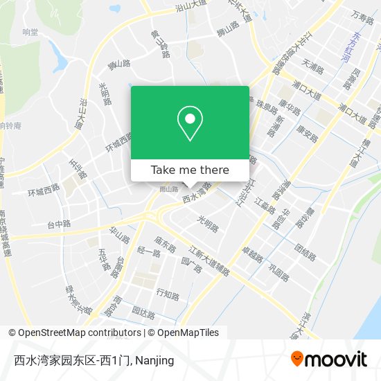 西水湾家园东区-西1门 map