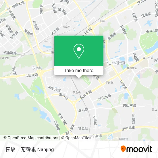 围墙，无商铺 map