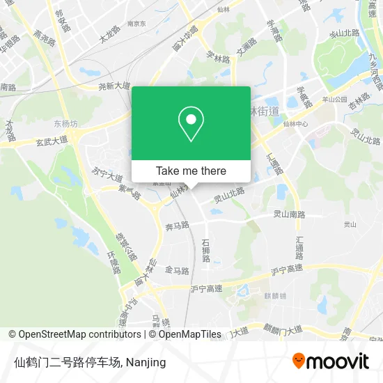 仙鹤门二号路停车场 map