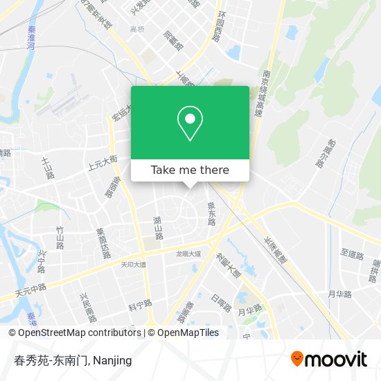 春秀苑-东南门 map