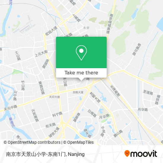 南京市天景山小学-东南1门 map