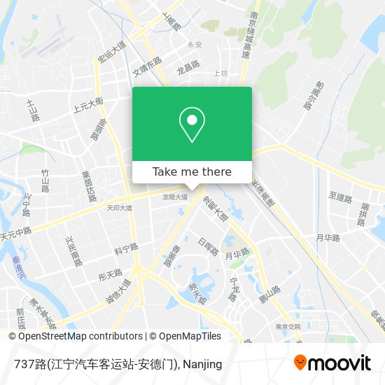 737路(江宁汽车客运站-安德门) map