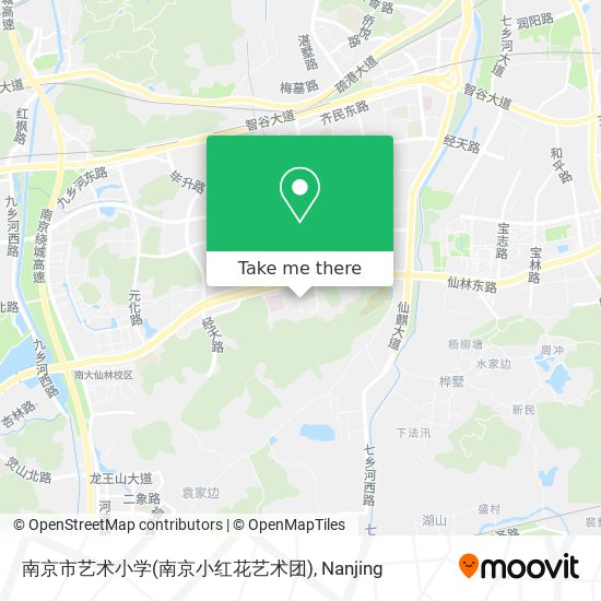 南京市艺术小学(南京小红花艺术团) map