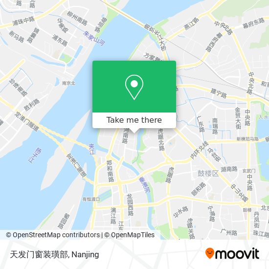 天发门窗装璜部 map
