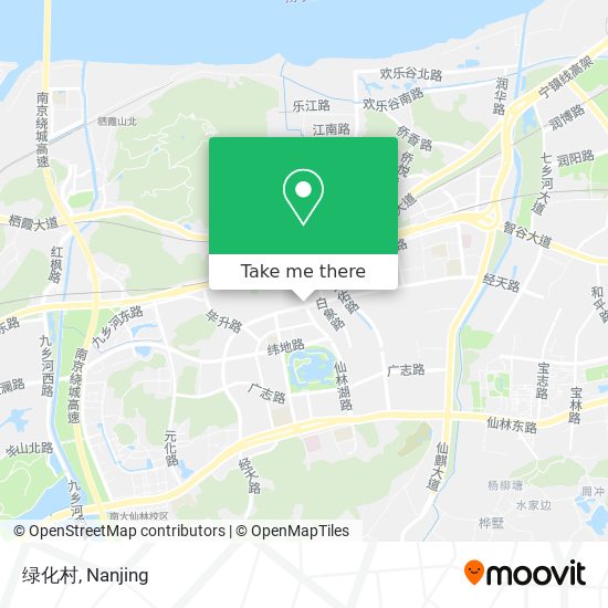 绿化村 map