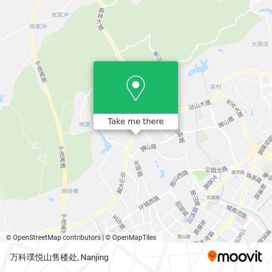 万科璞悦山售楼处 map