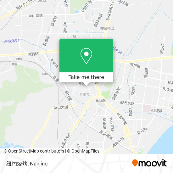 纽约烧烤 map