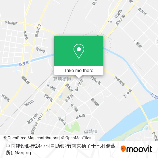 中国建设银行24小时自助银行(南京扬子十七村储蓄所) map