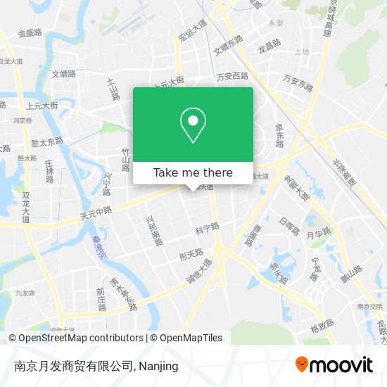 南京月发商贸有限公司 map