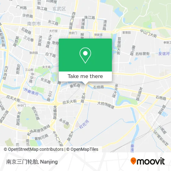 南京三门轮胎 map