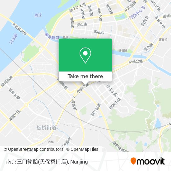 南京三门轮胎(天保桥门店) map