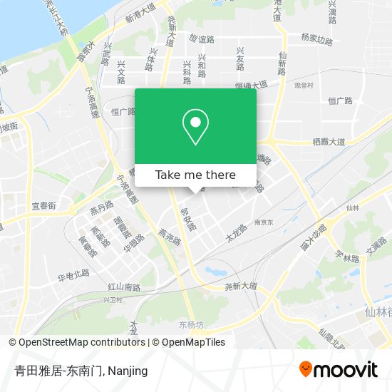 青田雅居-东南门 map