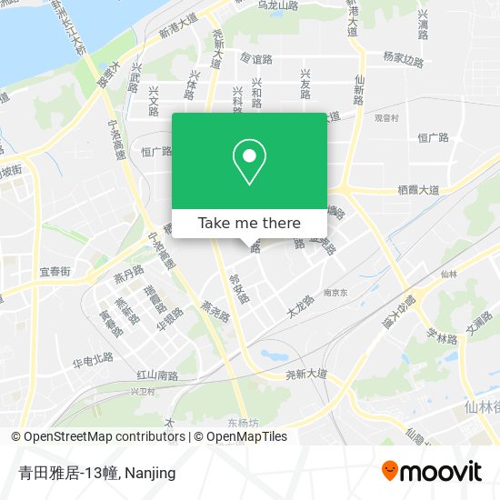 青田雅居-13幢 map