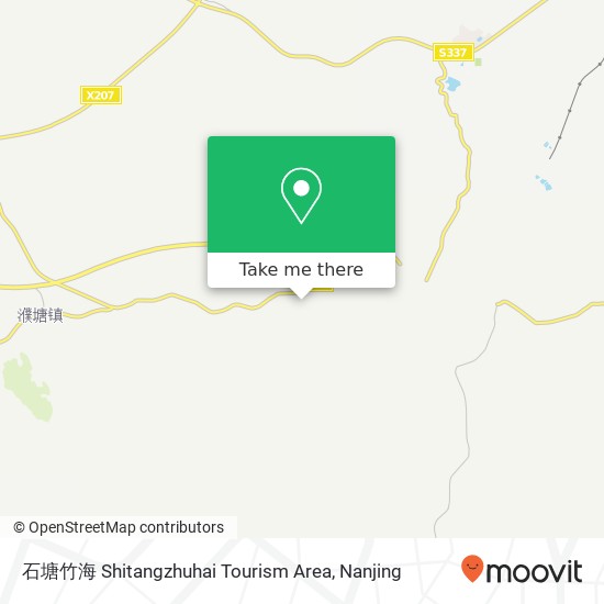 石塘竹海 Shitangzhuhai Tourism Area map