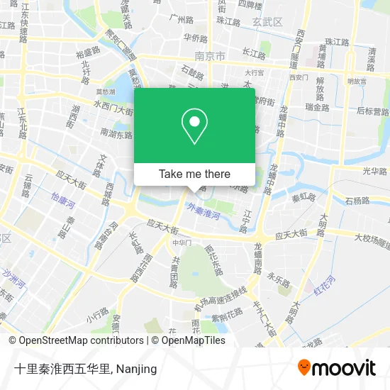 十里秦淮西五华里 map