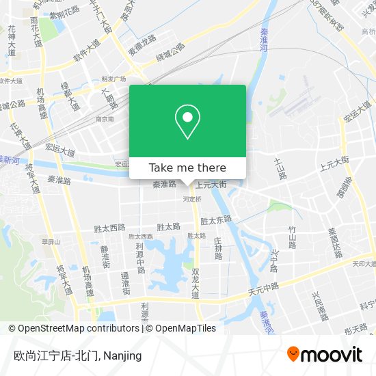 欧尚江宁店-北门 map