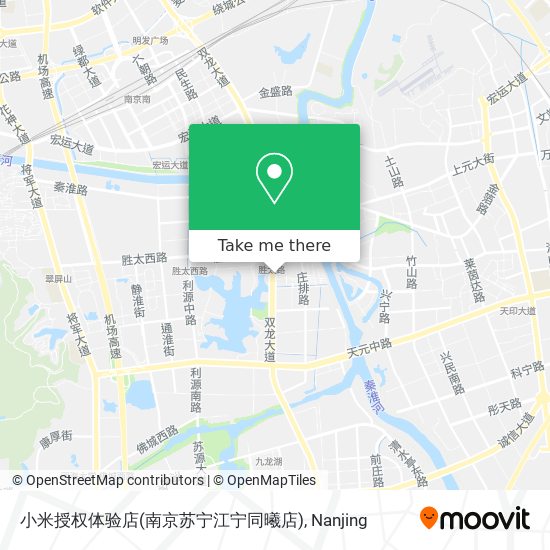 小米授权体验店(南京苏宁江宁同曦店) map