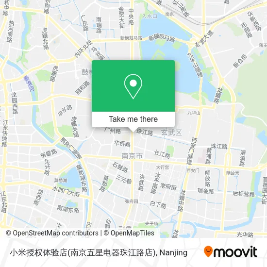 小米授权体验店(南京五星电器珠江路店) map