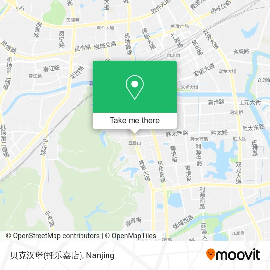贝克汉堡(托乐嘉店) map