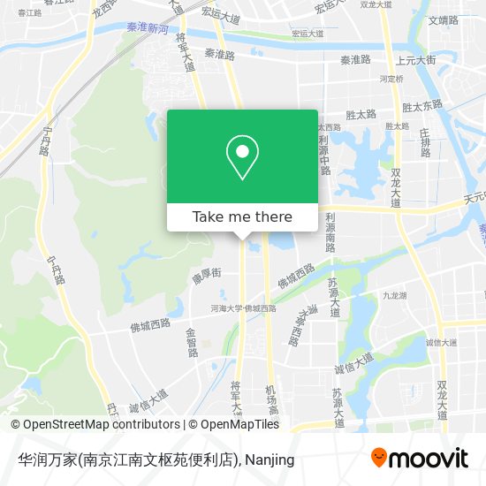 华润万家(南京江南文枢苑便利店) map