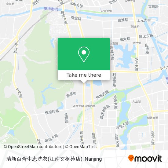 清新百合生态洗衣(江南文枢苑店) map
