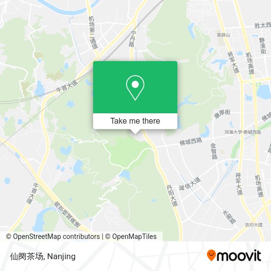 仙阕茶场 map