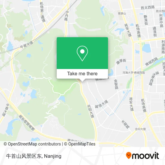 牛首山风景区东 map