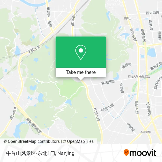 牛首山风景区-东北1门 map