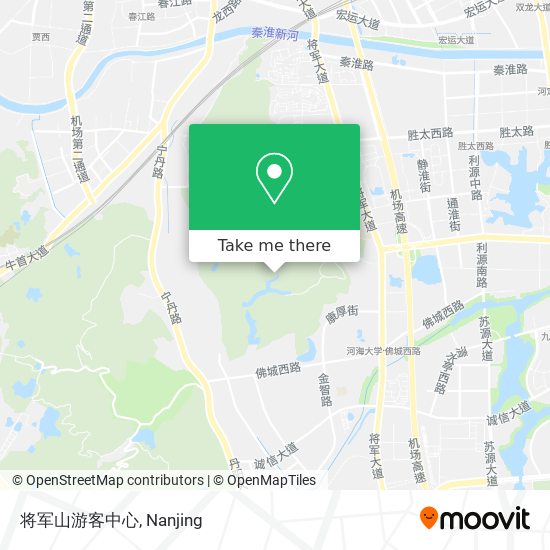 将军山游客中心 map