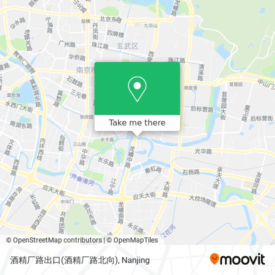 酒精厂路出口(酒精厂路北向) map