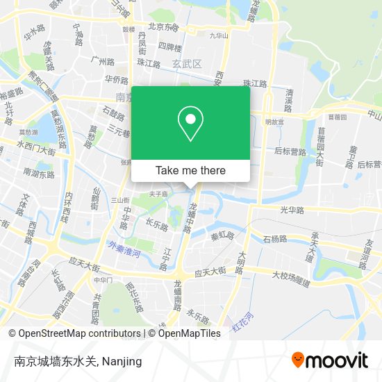 南京城墙东水关 map