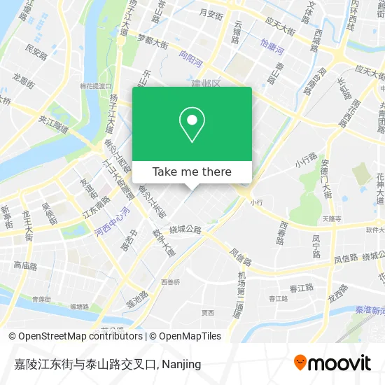 嘉陵江东街与泰山路交叉口 map