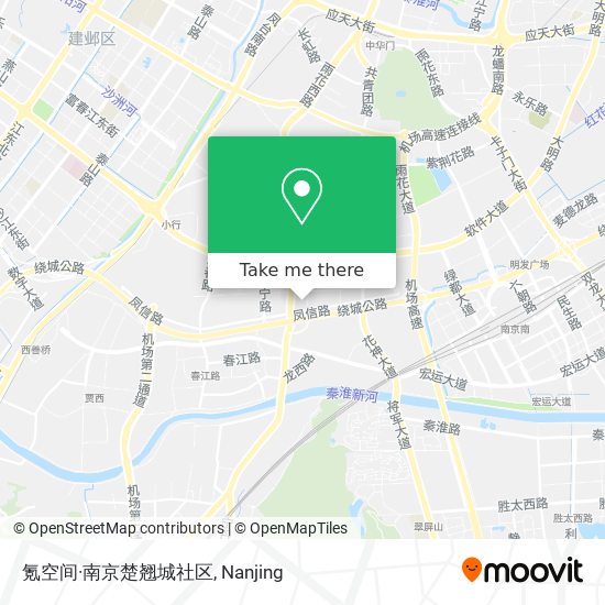 氪空间·南京楚翘城社区 map