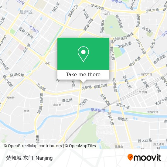 楚翘城-东门 map