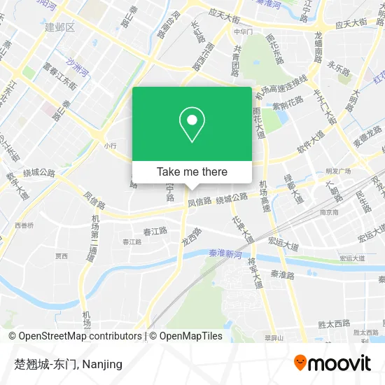 楚翘城-东门 map
