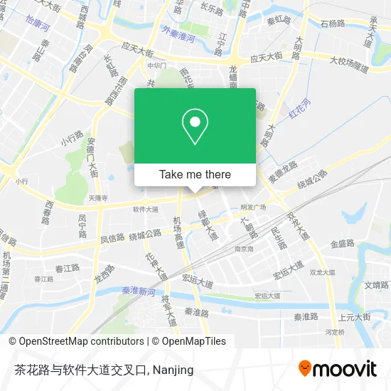 茶花路与软件大道交叉口 map