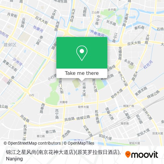 锦江之星风尚(南京花神大道店)(原芙罗拉假日酒店) map