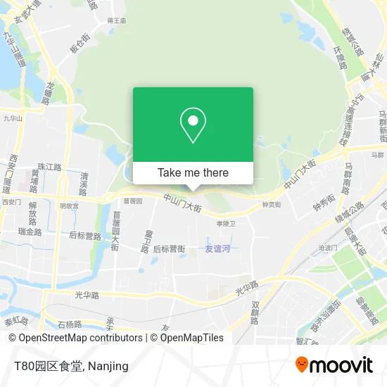 T80园区食堂 map