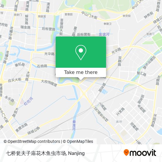 七桥瓮夫子庙花木鱼虫市场 map