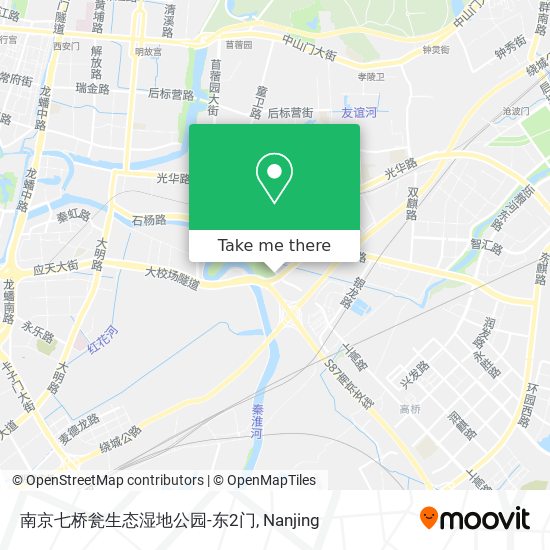 南京七桥瓮生态湿地公园-东2门 map