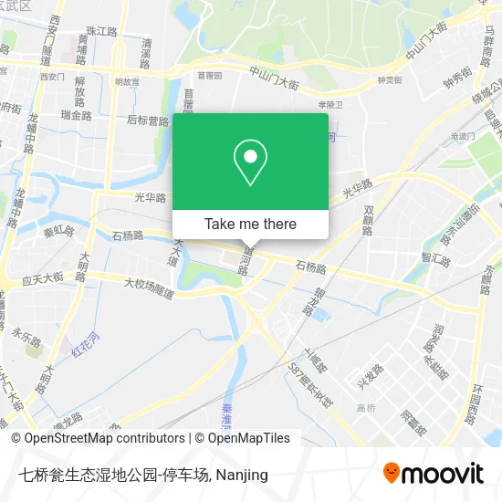 七桥瓮生态湿地公园-停车场 map