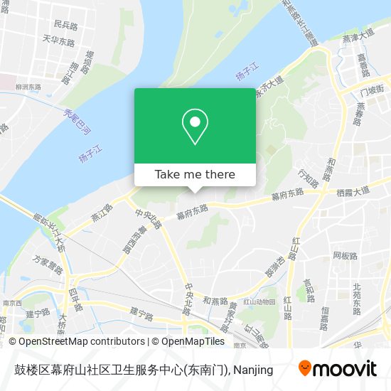 鼓楼区幕府山社区卫生服务中心(东南门) map