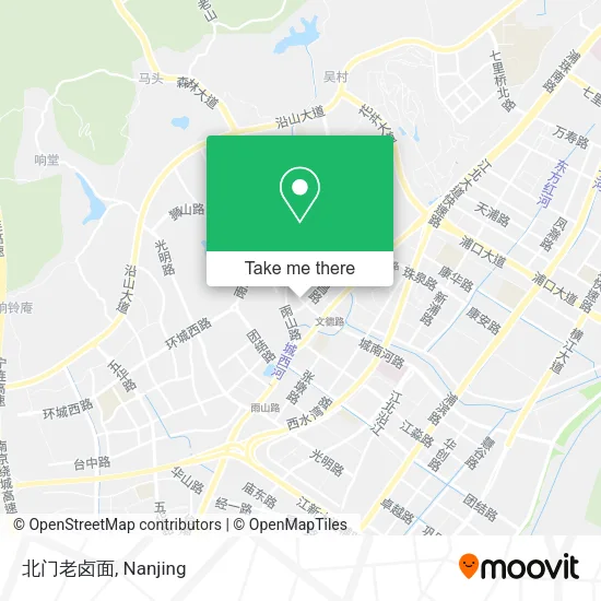 北门老卤面 map