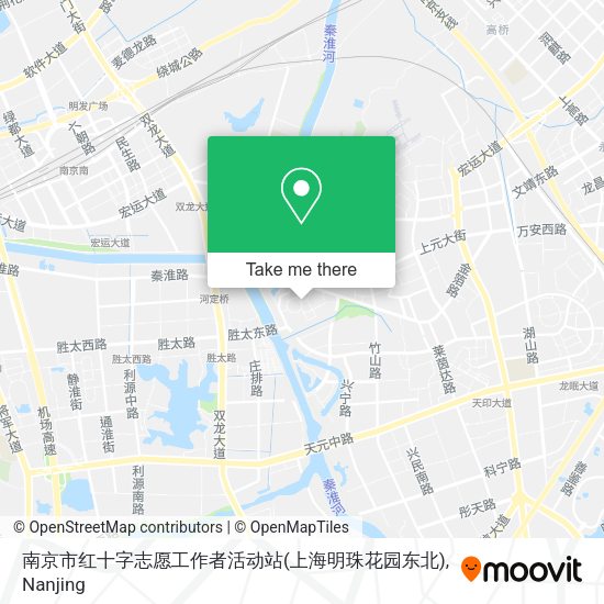 南京市红十字志愿工作者活动站(上海明珠花园东北) map
