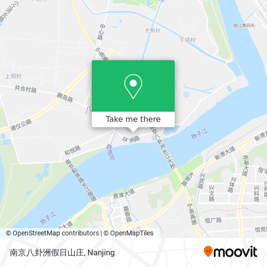 南京八卦洲假日山庄 map
