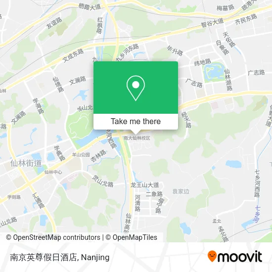 南京英尊假日酒店 map