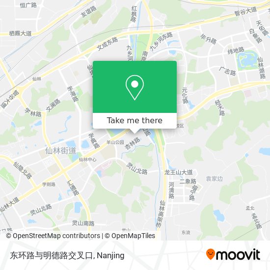 东环路与明德路交叉口 map